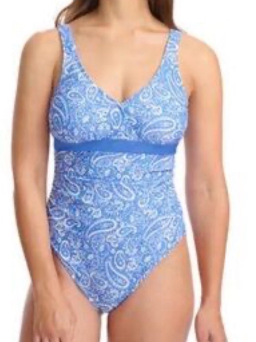 Lole Women’s One-Piece Swimsuit in Blue Paisley